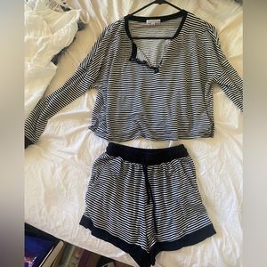 Striped Pajama Set
